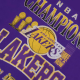 LOS ANGELES LAKERS CHAMPIONS GRAPHIC PRINT OVERSIZED T-SHIRT 'PURPLE'