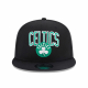 BOSTON CELTICS NBA PATCH 9FIFTY SNAPBACK CAP 'BLACK/GREEN'