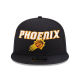 NEW ERA PHOENIX SUNS NBA PATCH 9FIFTY SNAPBACK CAP 'BLACK/WHITE'