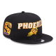 NEW ERA PHOENIX SUNS NBA PATCH 9FIFTY SNAPBACK CAP 'BLACK/WHITE'