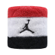 JORDAN DRI-FIT TERRY (1 PAIR) WRISTBAND 'RED/WHITE/BLACK'