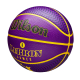 NBA PLAYER ICON OUTDOOR BASKETBALL - LEBRON JAMES 'PURPLE/YELLOW'
