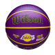 NBA PLAYER ICON OUTDOOR BASKETBALL - LEBRON JAMES 'PURPLE/YELLOW'