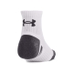 UA UNISEX PERFORMANCE COTTON (3 PAIRS) QUARTER SOCKS 'WHITE'