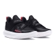 UA FUTR X 4 BASKETBALL SHOES 'BLACK'