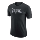 NIKE SAN ANTONIO SPURS ESSENTIAL NBA T-SHIRT 'BLACK'