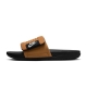 NIKE OFFCOURT ADJUST MEN'S SLIDES 'FLAX/BLACK/SAIL'