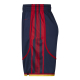 NIKE GOLDEN STATE WARRIORS 2024/25 CITY EDITION DRI-FIT SWINGMAN SHORTS 'NAVY BLUE/RED'