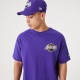 NEW ERA LOS ANGELES LAKERS NBA INFILL TEAM LOGO OVERSIZED T-SHIRT 'PURPLE'
