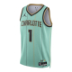 JORDAN LAMELO BALL CHARLOTTE HORNETS 2024/25 CITY EDITION DRI-FIT NBA SWINGMAN JERSEY 'MINT'