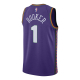 NIKE DEVIN BOOKER PHOENIX SUNS 2024/25 CITY EDITION DRI-FIT NBA SWINGMAN JERSEY 'PURPLE'