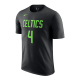 NIKE JRUE HOLIDAY BOSTON CELTICS ESSENTIAL CITY EDITION NBA T-SHIRT 'BLACK'