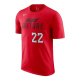 NIKE JIMMY BUTLER MIAMI HEAT ESSENTIAL CITY EDITION NBA T-SHIRT 'RED'