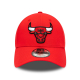 NEW ERA CHICAGO BULLS TEAM SIDE PATCH 9FORTY ADJUSTABLE CAP 'RED'