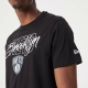 NEW ERA BROOKLYN NETS NBA SCRIPT T-SHIRT 'BLACK/WHITE'