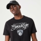 NEW ERA BROOKLYN NETS NBA SCRIPT T-SHIRT 'BLACK/WHITE'