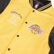 NBA LEBRON JAMES LOS ANGELES LAKERS VARSITY JACKET 'YELLOW'