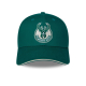 NBA MILWAUKEE BUCKS BASEBALL ADJUSTABLE CAP 'GREEN'