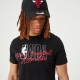 NEW ERA NBA SCRIPT LOGO T-SHIRT 'BLACK/WHITE'