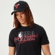 NEW ERA NBA SCRIPT LOGO T-SHIRT 'BLACK/WHITE'