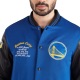 NBA STEPHEN CURRY GOLDEN STATE WARRIORS VARSITY JACKET 'BLUE'