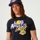 NEW ERA LOS ANGELES LAKERS NBA INFILL GRAPHIC T-SHIRT 'BLACK'