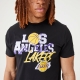 NEW ERA LOS ANGELES LAKERS NBA INFILL GRAPHIC T-SHIRT 'BLACK'