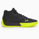 PUMA COURT PRO BASKETBALL SHOES 'BLACK / ELECTRIC LIME'