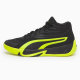 PUMA COURT PRO BASKETBALL SHOES 'BLACK / ELECTRIC LIME'