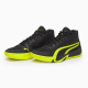 PUMA COURT PRO BASKETBALL SHOES 'BLACK / ELECTRIC LIME'