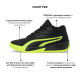 PUMA COURT PRO BASKETBALL SHOES 'BLACK / ELECTRIC LIME'