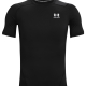 UA HEATGEAR SHORT SLEEVE COMPRESSION T-SHIRT 'BLACK'