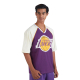 NBA LOS ANGELES LAKERS CONTRAST COLOUR OVERSIZED T-SHIRT 'PURPLE'