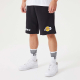 NEW ERA LOS ANGELES LAKERS NBA WORDMARK OVERSIZED SHORTS 'BLACK'