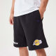 NEW ERA LOS ANGELES LAKERS NBA WORDMARK OVERSIZED SHORTS 'BLACK'