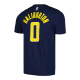 NIKE TYRESE HALIBURTON INDIANA PACERS ICON EDITION T-SHIRT 'NAVY BLUE'