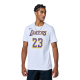 NIKE LEBRON JAMES LOS ANGELES LAKERS #23 NBA T-SHIRT 'WHITE'