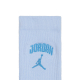 JORDAN EVERYDAY CREW SOCKS (1 PAIR) 'HYDROGEN BLUE/LEGEND BLUE'