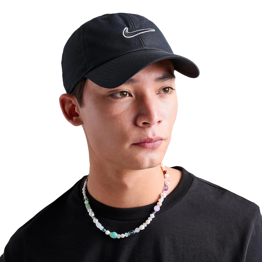 NIKE CLUB UNSTRUCTURED SWOOSH CAP 'BLACK'