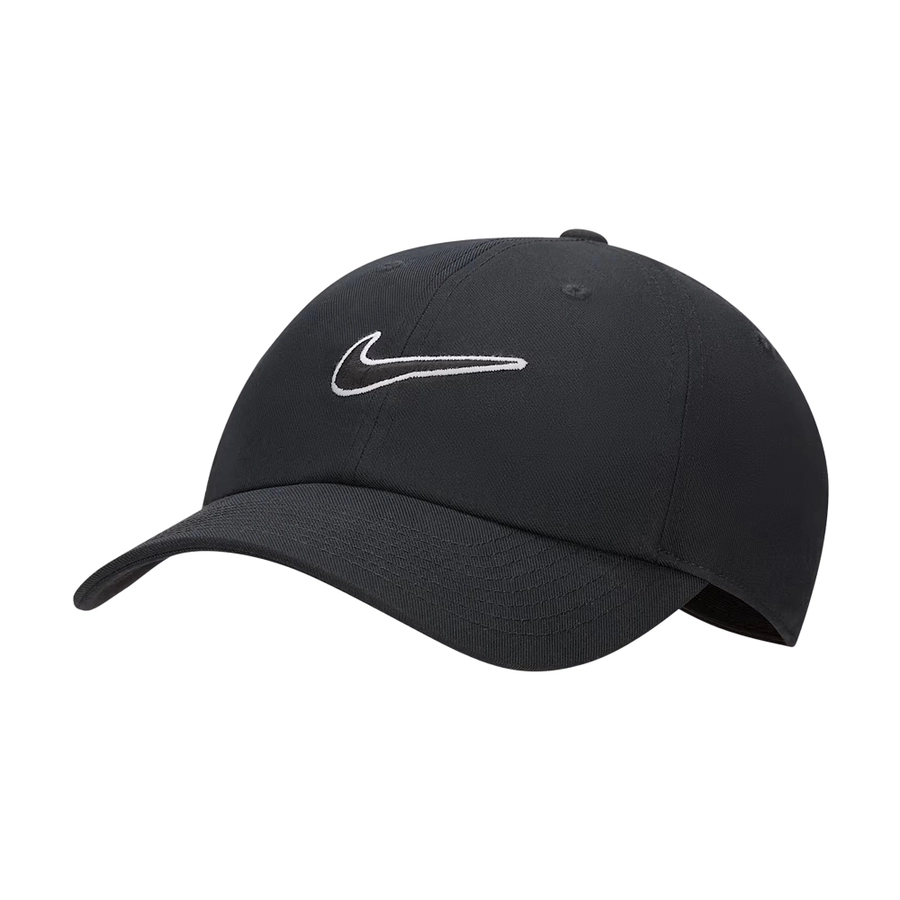 NIKE CLUB UNSTRUCTURED SWOOSH CAP 'BLACK'