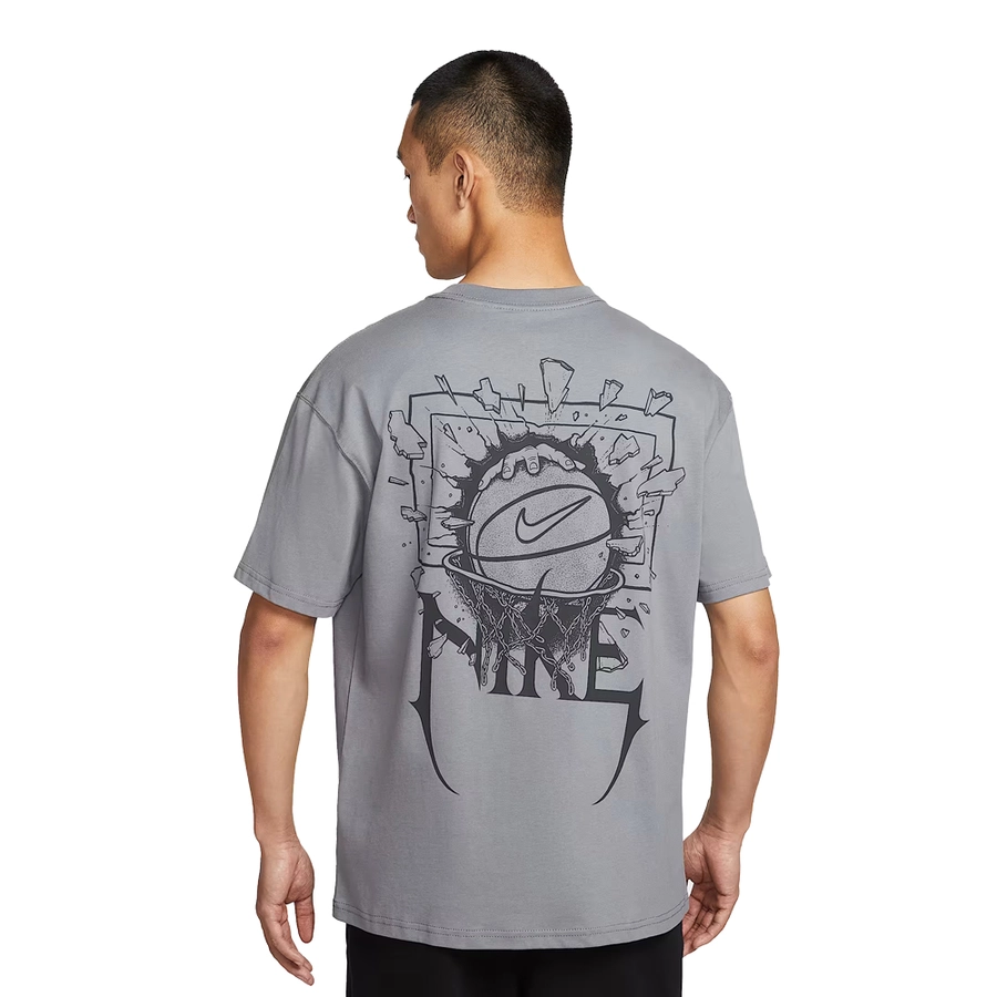 NIKE MAX90 BASKETBALL OVERSIZED T-SHIRT 'COOL GREY'