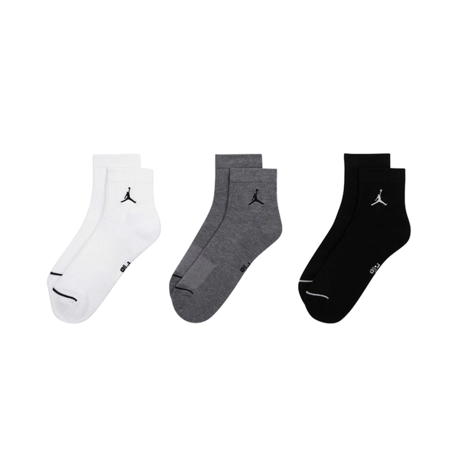 JORDAN EVERYDAY ANKLE SOCKS (3 PAIRS) 'MULTI-COLOUR'