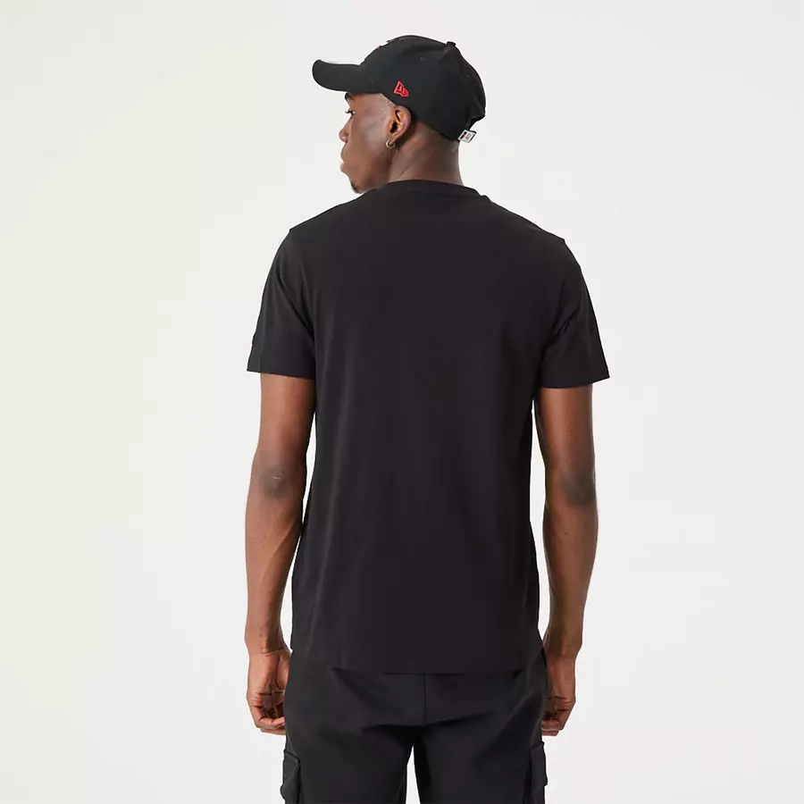 NEW ERA CHICAGO BULLS NBA SCRIPT T-SHIRT 'BLACK'