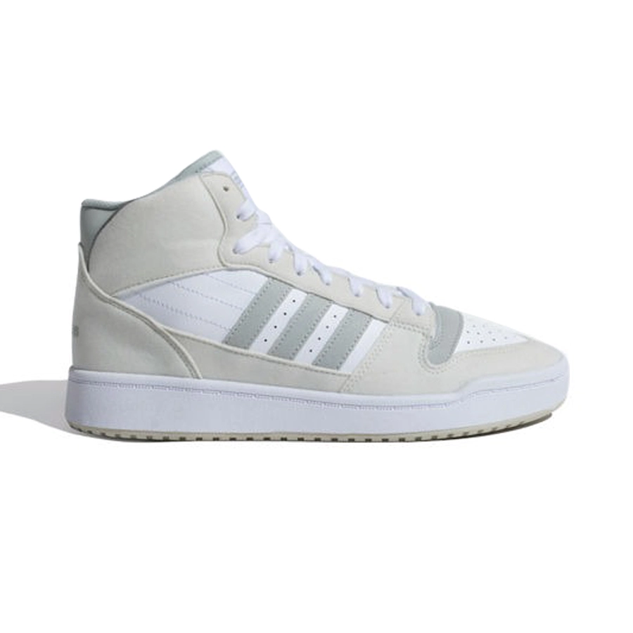 ADIDAS MENS BREAK START MID SNEAKERS 'WHITE/GREY'