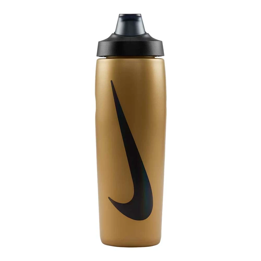 NIKE REFUEL BOTTLE LOCKING LID 710 ML 'METALLIC GOLD/BLACK/BLACK IRIDESCENT'