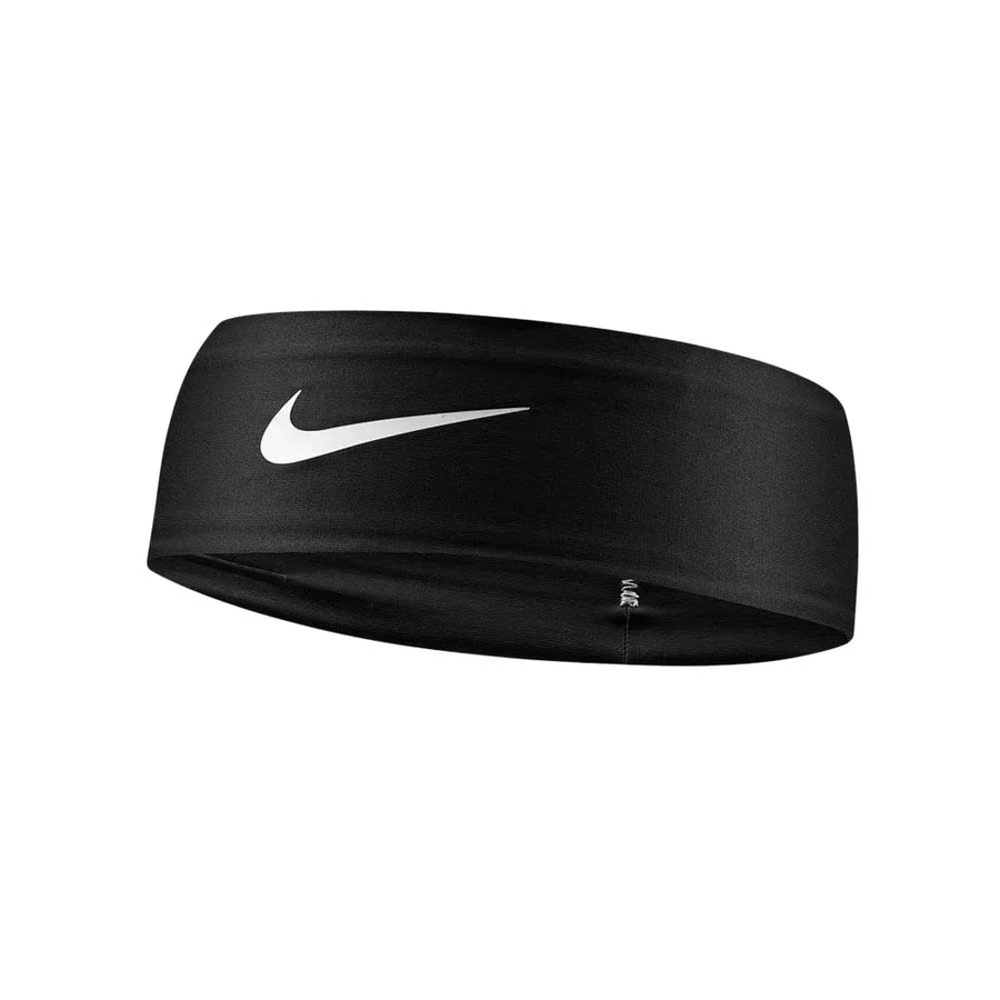 NIKE DRI-FIT FURY CLASSIC HEADBAND 'BLACK/WHITE'
