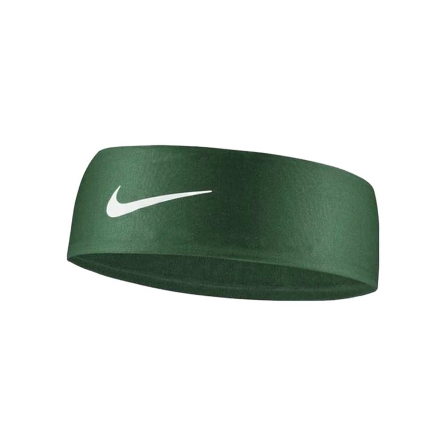 NIKE DRI-FIT FURY CLASSIC HEADBAND 'GORGE GREEN/WHITE'