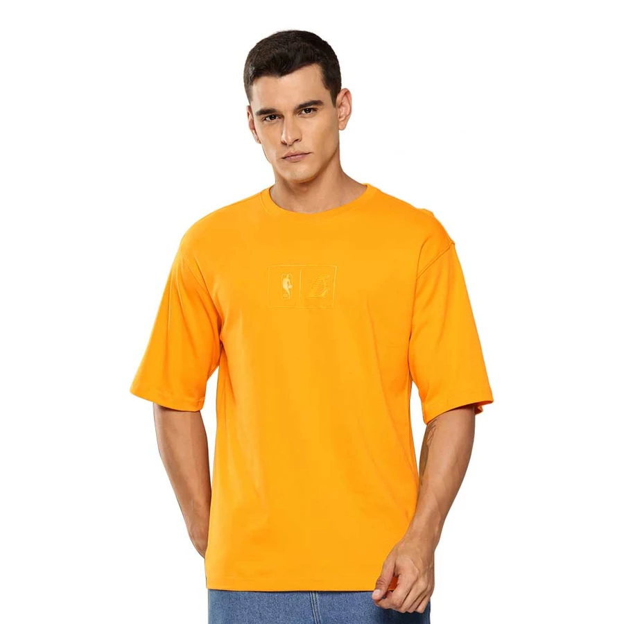 NBA LOS ANGELES LAKERS CITY OVERSIZED T-SHIRT 'YELLOW'