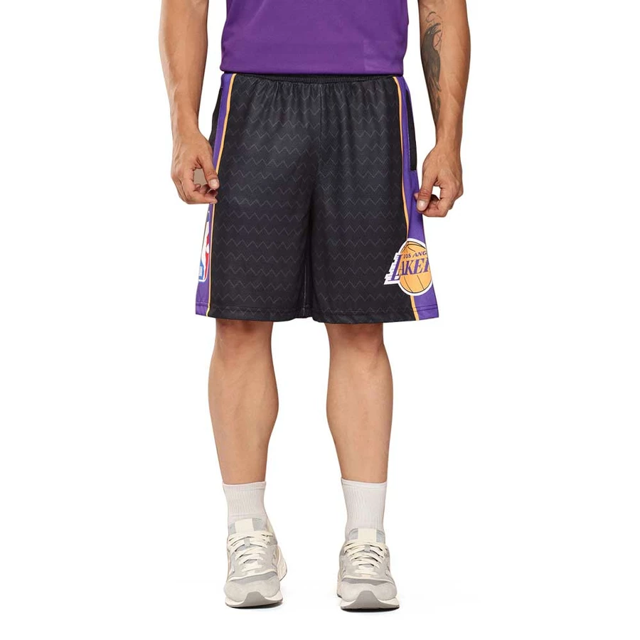 NBA LOS ANGELES LAKERS GAME DAY SHORTS 'BLACK'