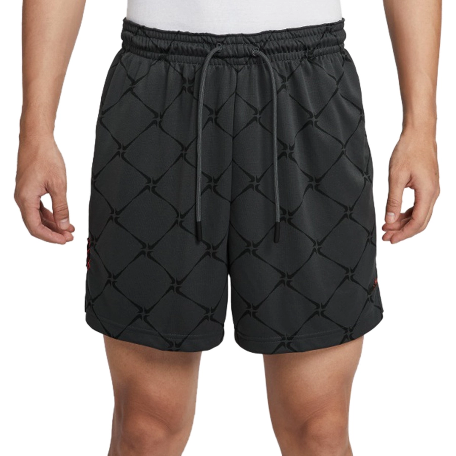 NIKE DRI-FIT MEN'S 6 INCHES BASKETBALL SHORTS STREET 'ANTHRA/BLACK'